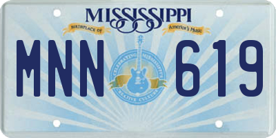MS license plate MNN619