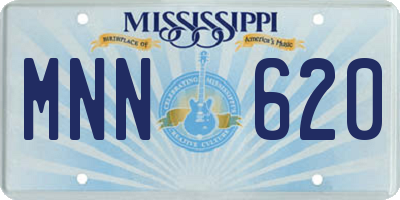 MS license plate MNN620