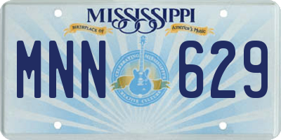 MS license plate MNN629