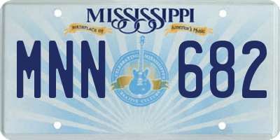 MS license plate MNN682
