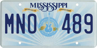 MS license plate MNO489