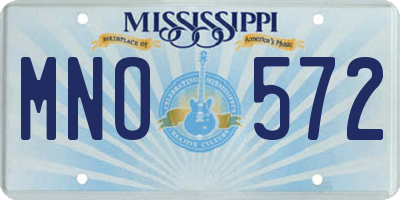 MS license plate MNO572