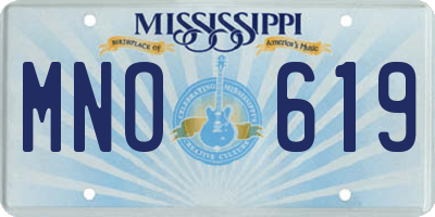 MS license plate MNO619