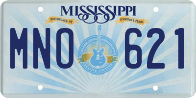 MS license plate MNO621