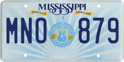 MS license plate MNO879