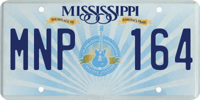 MS license plate MNP164