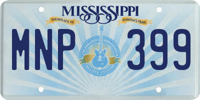 MS license plate MNP399