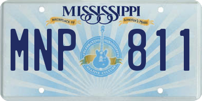 MS license plate MNP811