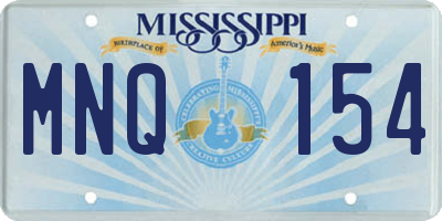 MS license plate MNQ154