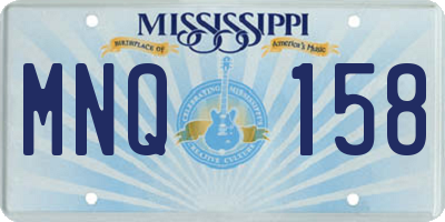 MS license plate MNQ158