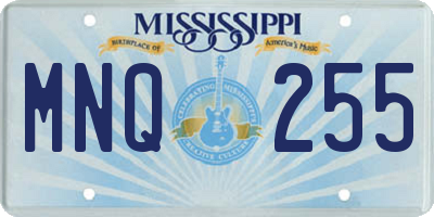 MS license plate MNQ255