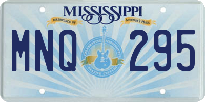 MS license plate MNQ295