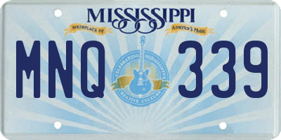 MS license plate MNQ339