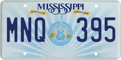 MS license plate MNQ395