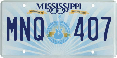 MS license plate MNQ407