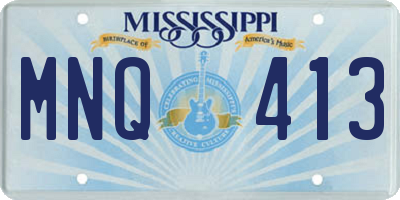 MS license plate MNQ413