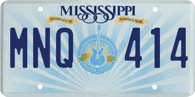 MS license plate MNQ414