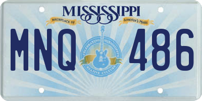 MS license plate MNQ486