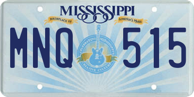 MS license plate MNQ515
