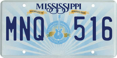 MS license plate MNQ516