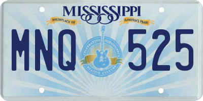 MS license plate MNQ525