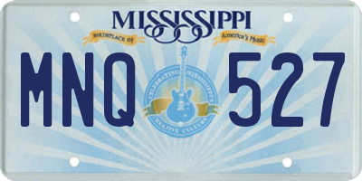 MS license plate MNQ527