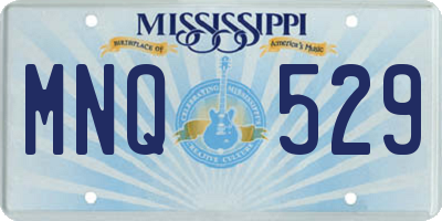 MS license plate MNQ529