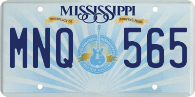 MS license plate MNQ565
