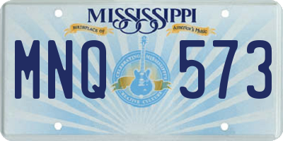 MS license plate MNQ573