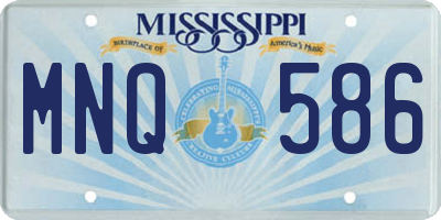 MS license plate MNQ586