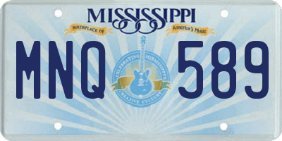 MS license plate MNQ589