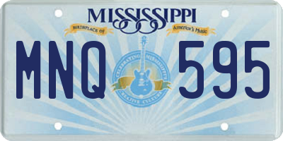 MS license plate MNQ595