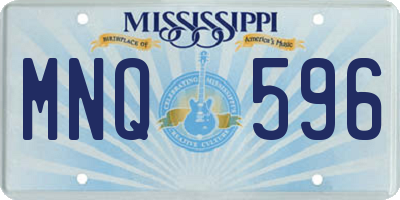 MS license plate MNQ596