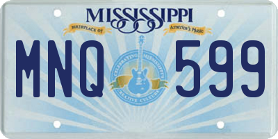 MS license plate MNQ599