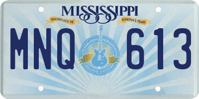 MS license plate MNQ613