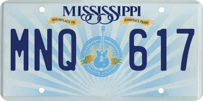 MS license plate MNQ617