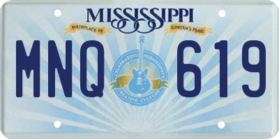 MS license plate MNQ619