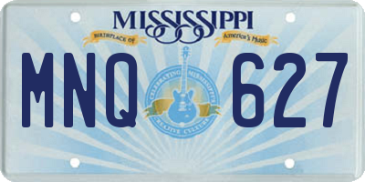 MS license plate MNQ627