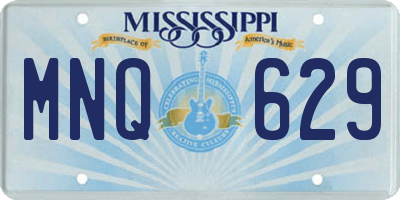 MS license plate MNQ629