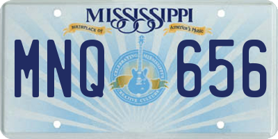 MS license plate MNQ656