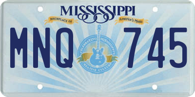 MS license plate MNQ745
