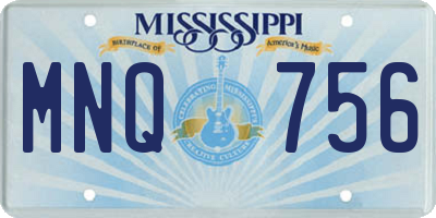 MS license plate MNQ756