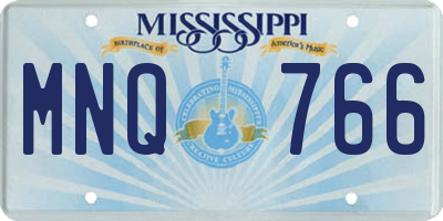 MS license plate MNQ766
