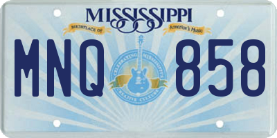 MS license plate MNQ858