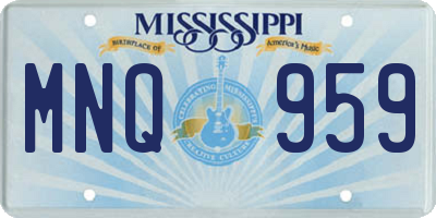 MS license plate MNQ959