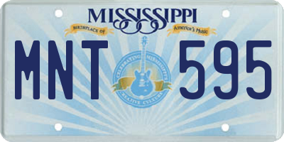 MS license plate MNT595