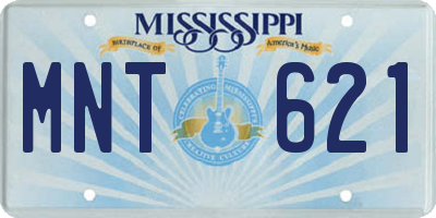 MS license plate MNT621
