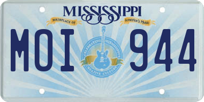 MS license plate MOI944