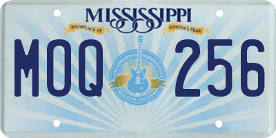 MS license plate MOQ256