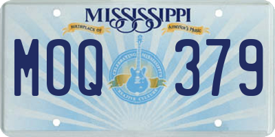 MS license plate MOQ379